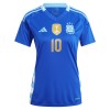 Camiseta de fútbol Argentina Messi 10 Segunda Equipación 2024 - Mujer